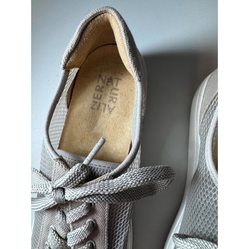 Naturalizer Tanner mesh inset sneaker Women’s 9 Icy Gray Lace Up - Picture 2 of 8